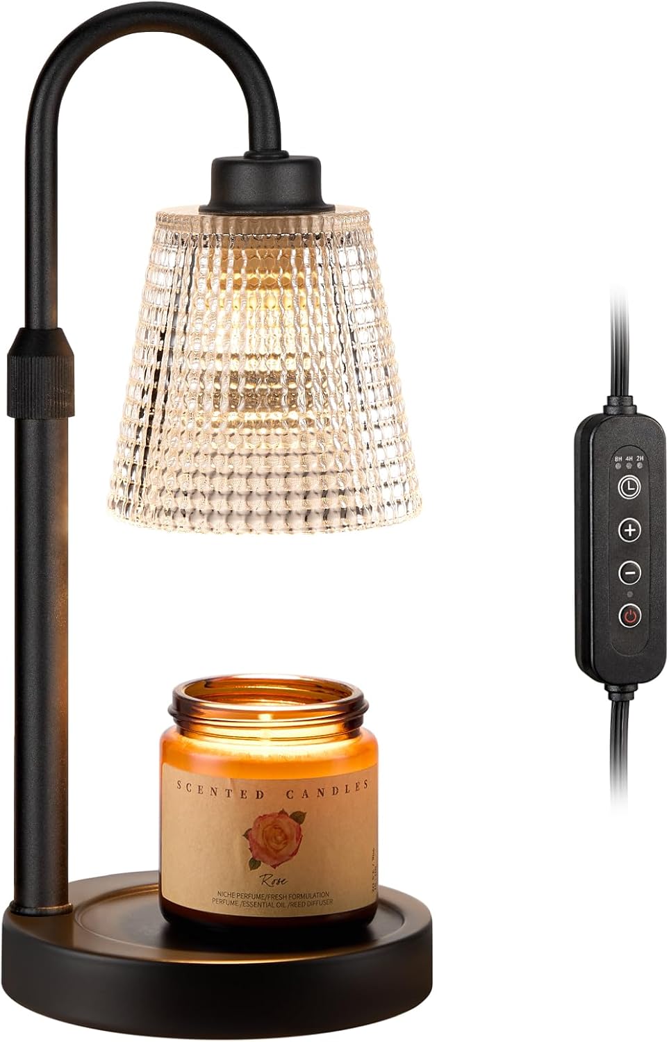 Candle Warmer Lamp with Timer Home Decor Birthday Gifts for Women Dimmable Candle Warmer for Jar Candles, Height Adjustable Wax Melts Warmer,Room Decor House Warming Gifts New
